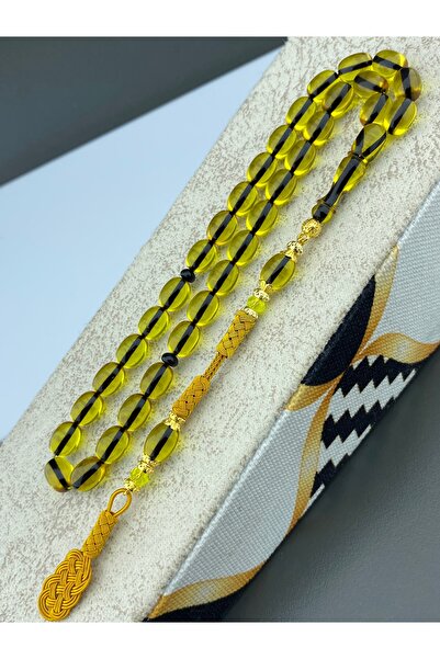 Tesbih Store Fire Amber Prayer Beads Kazaz Tassel Design Gift Prayer Beads