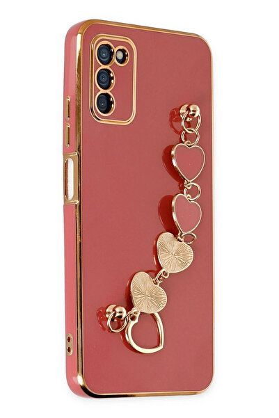 Twin Store ميه للاستيراد ®   حافظة سيليكون إيسيلا لجهاز غالاكسي A03S - أحمر