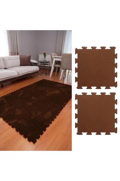 Tekstilnet 30 Pieces 31X31 Size 16 mm Height Plush Carpet Beydex Puzzle Carpet