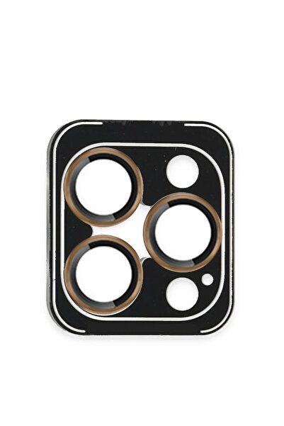 Twin Store مي للواردات ®   عدسة كاميرا آيفون 16 معدنية مطلية بالذهب - ذهبي