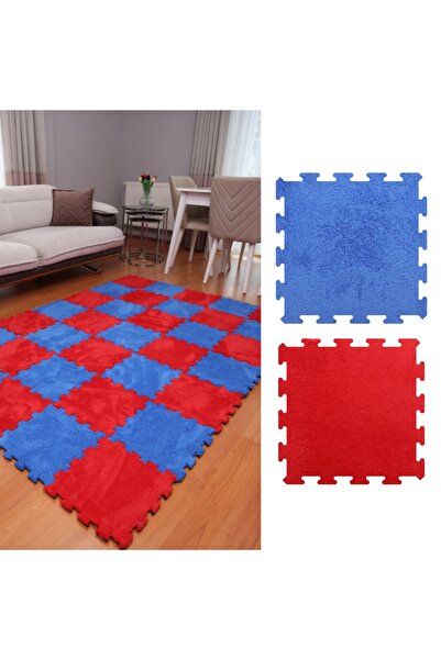 Tekstilnet 30 Pieces 31X31 Size 16 mm Height Plush Carpet Beydex Puzzle Carpet