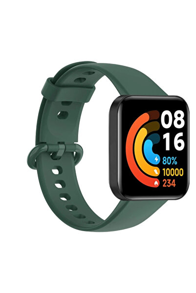 Twin Store ميه للاستيراد ®   سوار ساعة Redmi Watch 2 الكلاسيكي - أخضر كاكي