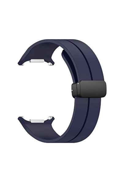 Twin Store Mey Import ®   Watch 7 Kr418 Tender Silicone Strap - Navy Blue