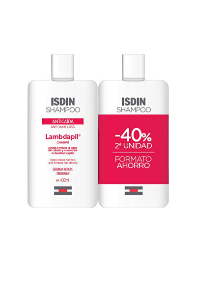 ISDIN Lambdapil Shampoo Gegen Haarausfall, Packung 2 X 400 ml
