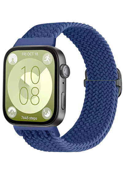 Generic Brand Mey Import ®   Huawei Fit 4 Star Strap - Navy Blue