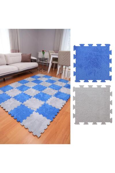 Tekstilnet 30 Pieces 31X31 Size 16 mm Height Plush Carpet Beydex Puzzle Carpet