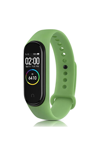 Twin Store Mey i̇thalat® mi band 6 classic strap - green