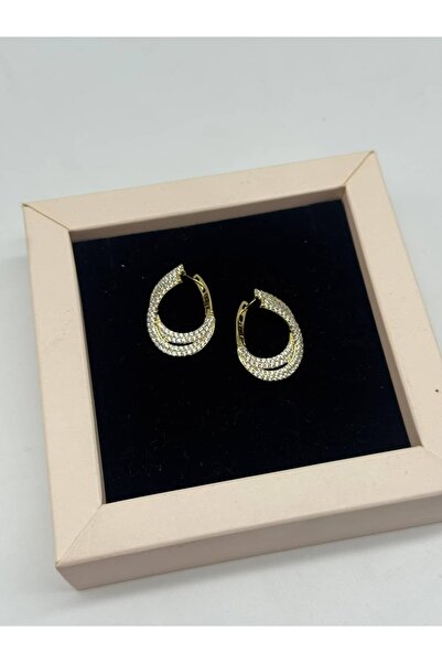 Twenty Eight حلق ذهبي على شكل حلقة