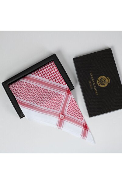 GENEVA LIONS شماغ جينيفا ليونز سيجنتشر أحمر فاتح