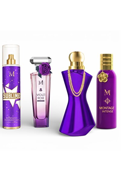 Montage Brands Подаръчен комплект за дамски парфюми 4x100 мл