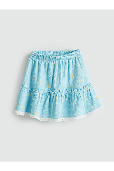 LC Waikiki Özmarka Нова колекция Еластична талия Цветна пола за момичета