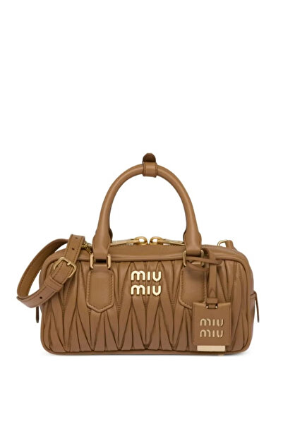 MİUAST MIU MIU Leather Beau Bag Shoulder Crossbod 22*7.5*10.5CM