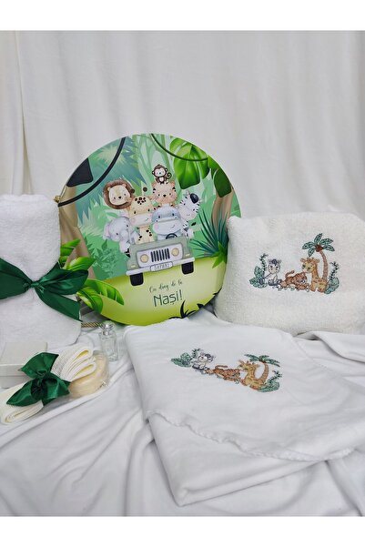 Handmade Trusou botez băiat jungla