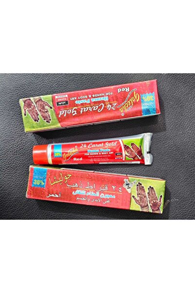ASEEL Quick henna, red color, 3 pieces