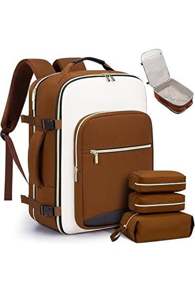 CRACOS Set călătorie, rucsac Мултифункционален Cracos®, maro, 46x36x20 cm, 36...