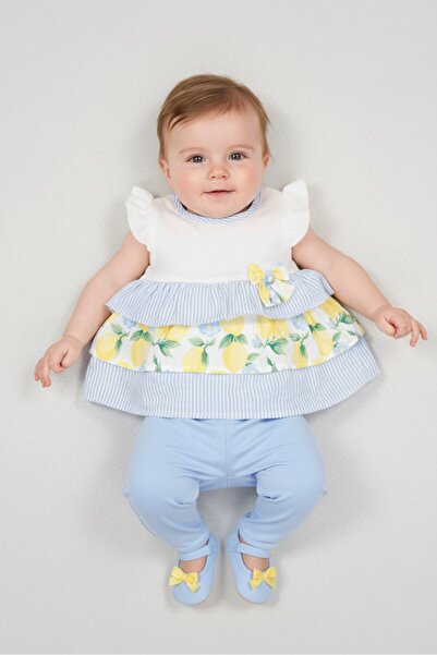 Baby Starters Toddlers Girl 2 Piece Floral Print Dress With Bottom Set, Multi...