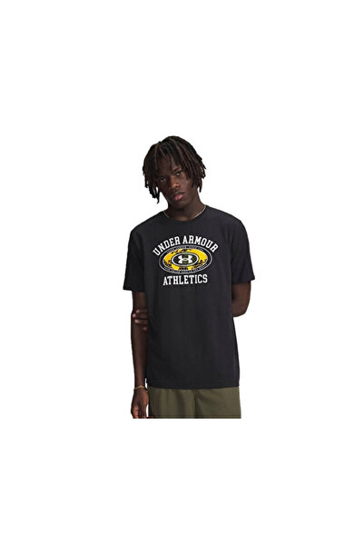 Under Armour Ua m 60/40S Armor Globe Ss Men's Casual T-Shirt 6009261-001 Black