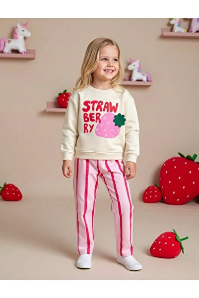 Mir KidsClup Girl's Top and Bottom Set