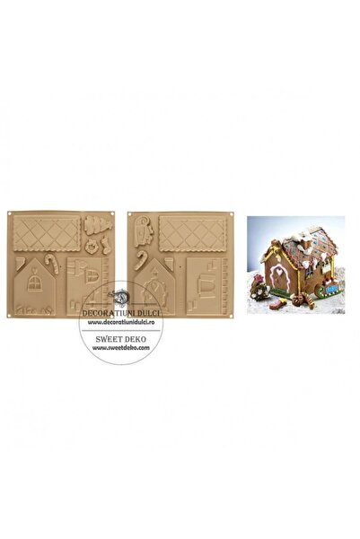 Decoratiuni Dulci Mulaj casa din turta dulce - Silikomart