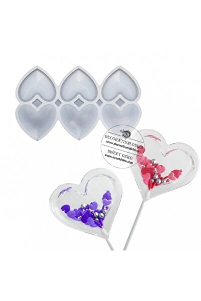 Decoratiuni Dulci Matrita lollipops inimioare
