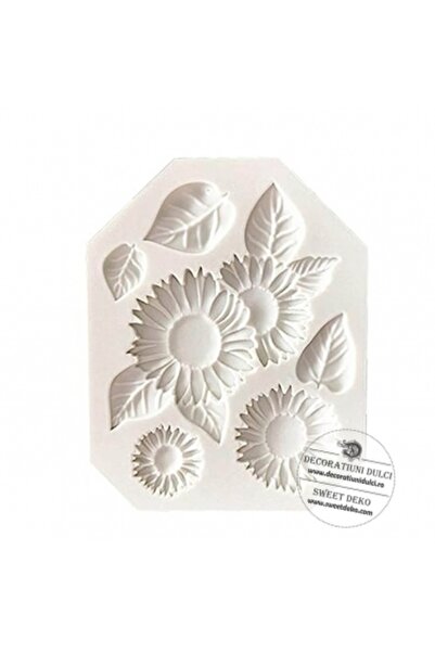 Decoratiuni Dulci Mulaj florea soarelui si frunzulite