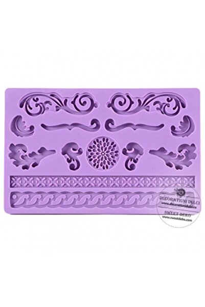 Decoratiuni Dulci Forma silicon cu broderie barok