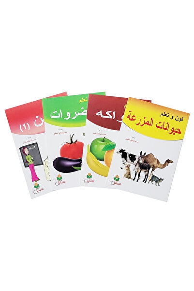 Coloring Book Color and Learn Coloring Book Set of Four Books, Set One