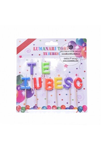 Decoratiuni Dulci Луманари колорат TE IUBESC