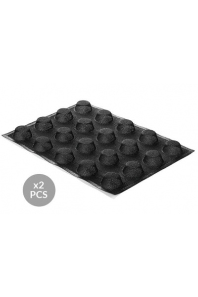 Decoratiuni Dulci Planse copt 20 tarte rotunde, air plus 18 Silikomart, (2buc...