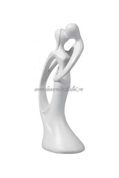 Decoratiuni Dulci Wedding cake figurine, bride and groom hugging