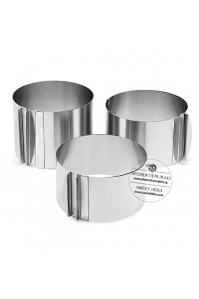 Decoratiuni Dulci Adjustable cake ring - 8cm height