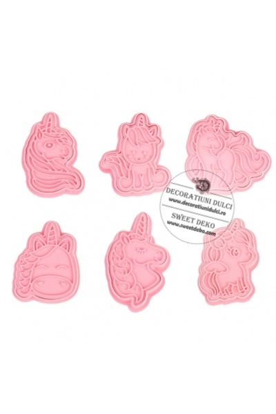Decoratiuni Dulci Decupatoare unicorni (6модел)