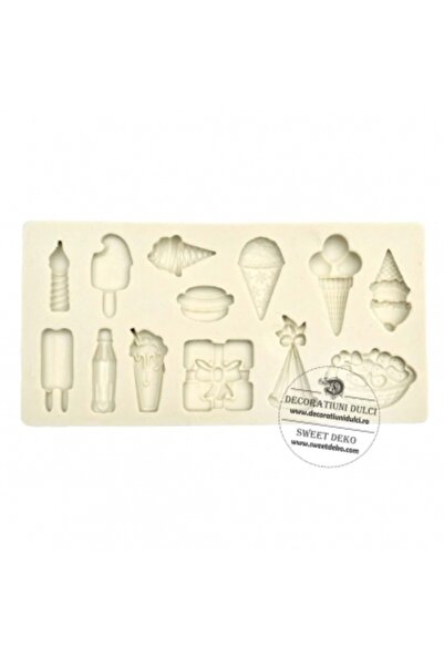 Decoratiuni Dulci Mulaj forme mici de inghetata si elemente de petrecere