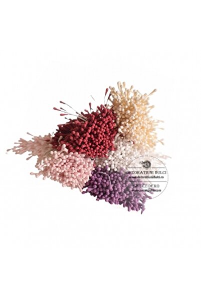 Decoratiuni Dulci Stamine mate - Crem