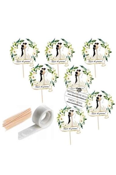 Decoratiuni Dulci Miri Casa de piatra - мини топери в кашон (12 buc)