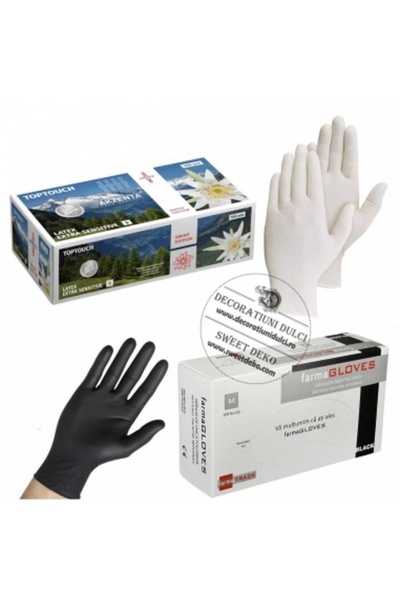 Decoratiuni Dulci Disposable Nitrile Gloves - S (Small)