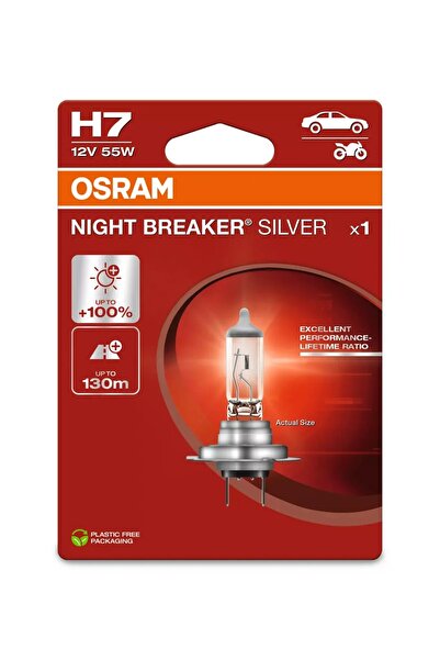 Osram Bulb H7 12V 55W NB SILVER +100%