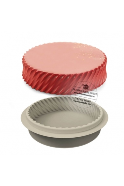 Decoratiuni Dulci Mulaj tort, entremet Dress Silikomart