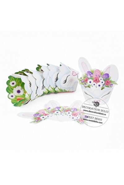 Decoratiuni Dulci Invelitori si toppers briose, iepurasi de Paste (24set)