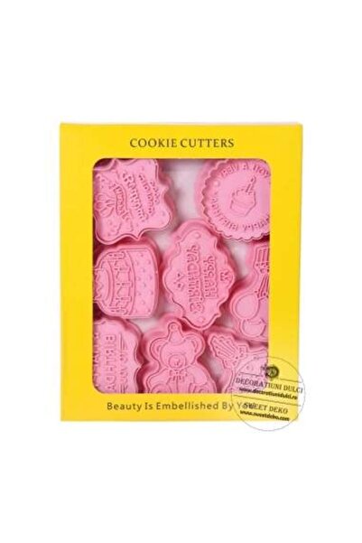 Decoratiuni Dulci Anniversary cutter set, Happy Birthday (8pcs.)