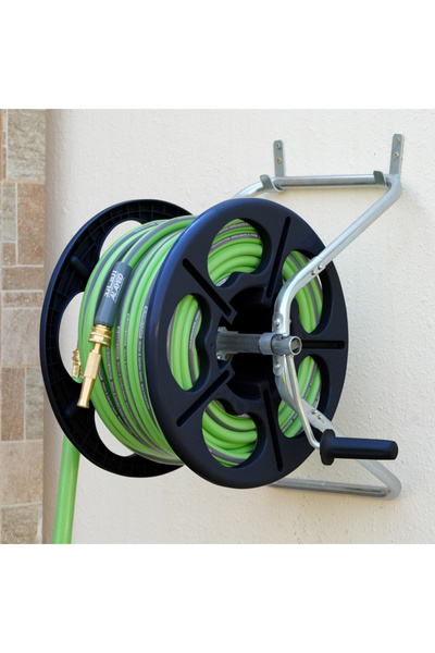 ALAYED بكرة ماء بلاستيك مع لي للحدائق والمنازل 16 ملم 30 متر من العايد