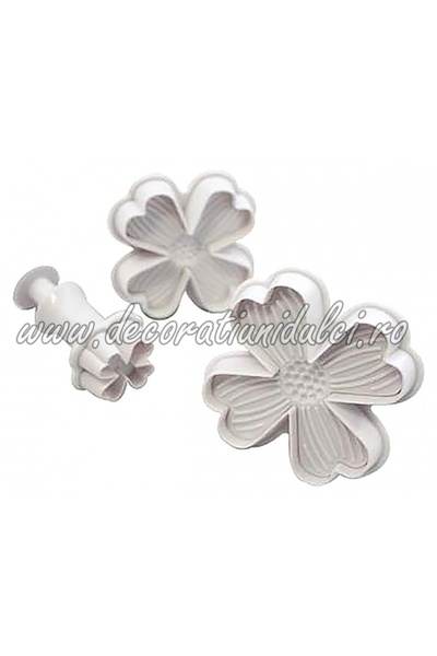 Decoratiuni Dulci Decupatoare trifoi, maci, cornus