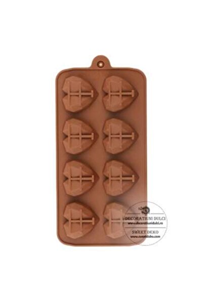 Decoratiuni Dulci Mulaj bomboane inimi geometrice (8 cavitati)