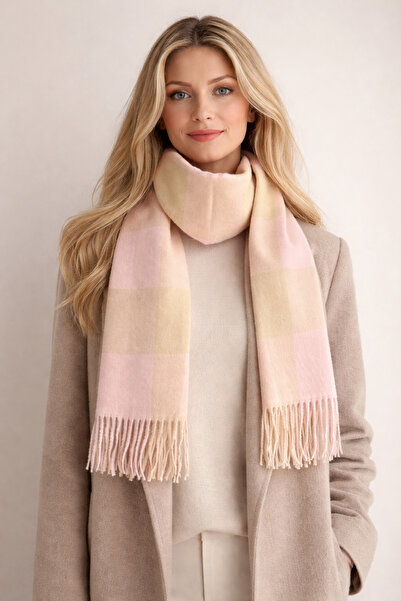 Şirin Giyim Aksesuar Tasseled Scarf Women's Soft Textured Soft Shawl - Winter...