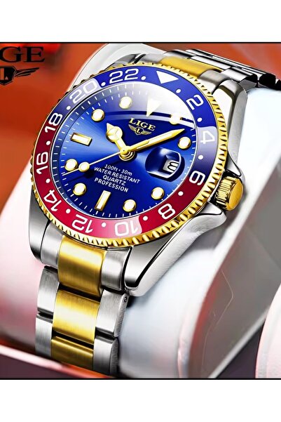 Lige Patron Tasarım Çelik Lüks Erkek Kol Saati