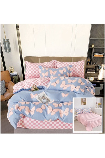OEM Bed linen, fine cotton 6 pieces, duvet cover 200x230, bed sheet 240x250