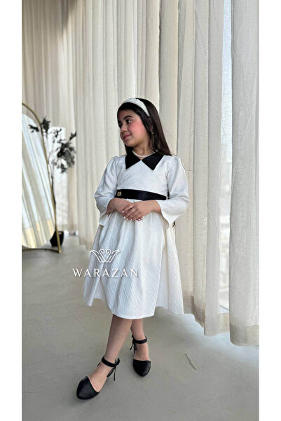 Warazan فستان بناتي ميد ناعم