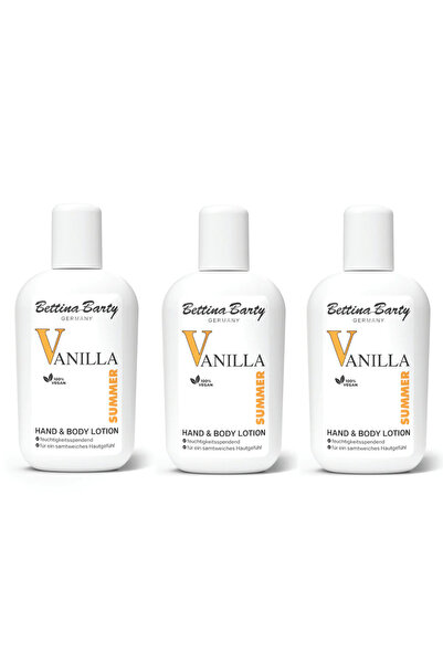 BETTİNA BARTY Vanilla Hand and Body Lotion Mini Size 50 ml 3 Pieces