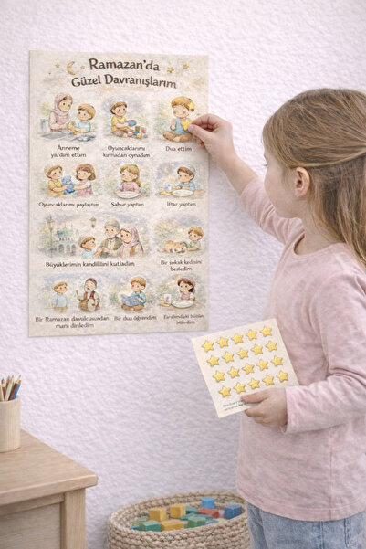 KRG MATBAACILIK REKLAM STICKERLI RAMAZAN ETKİNLİK PANOSU / RAMAZANDA GÜZEL DA...