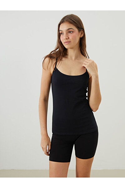 LC Waikiki Rmz Gi̇yi̇m Farkiyla U Roba Collar Rope Strap Women's Undershirt